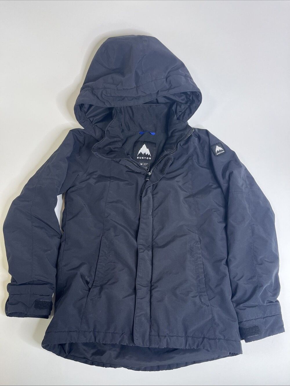 Burton Kids Snowboard Jacket M Black Thermacore Eco Room-To-Grow